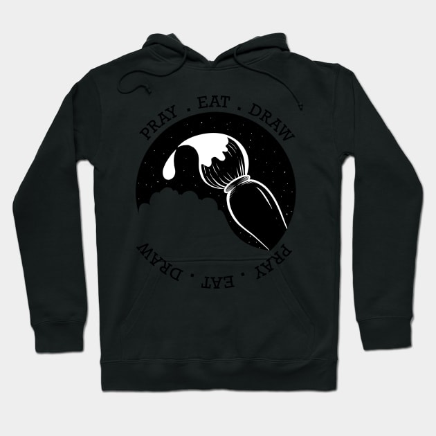 Pray eat draw Hoodie by hdesign66